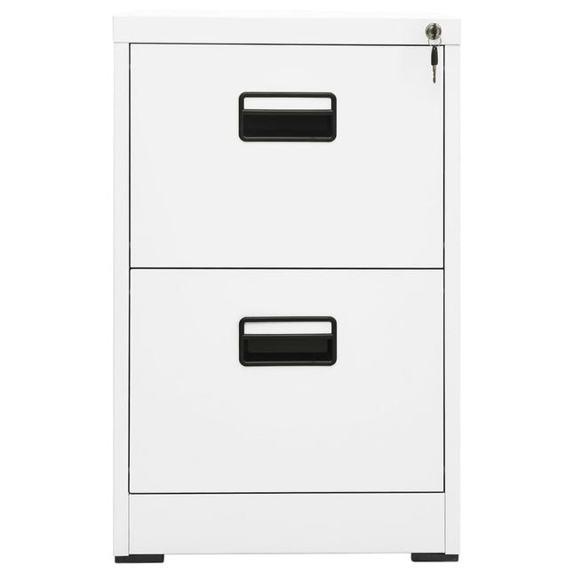 Schedario Bianco 46x62x72,5 cm in Acciaio