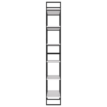Scaffale Alto Bianco 100x30x210 cm in Legno Multistrato