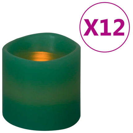 Candele Elettriche a LED 12 pz Bianco Caldo