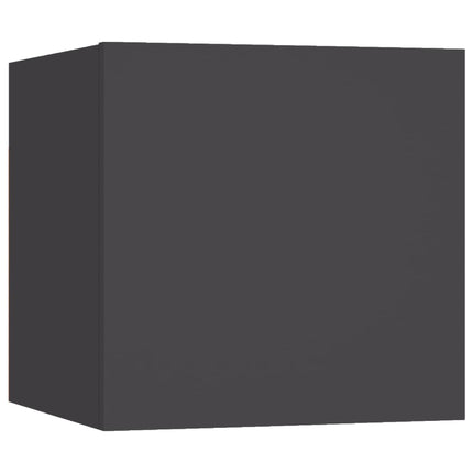 Set Mobili Porta TV 5 pz Grigio in Legno Multistrato
