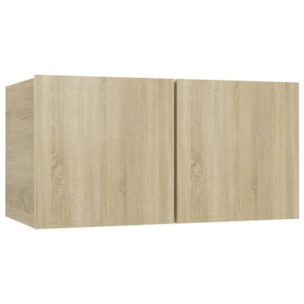 Mobili Porta TV 8 pz Rovere Sonoma in Legno Multistrato