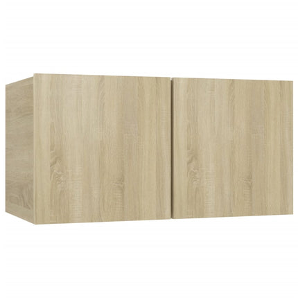 Set di Mobili Porta TV 7 pz Rovere Sonoma in Legno Multistrato