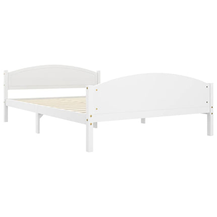 Giroletto senza Materasso Bianco 140x200 cm in Legno di Pino