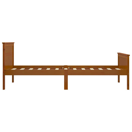 Giroletto Marrone Ambra in Legno Massello di Pino 90x200 cm