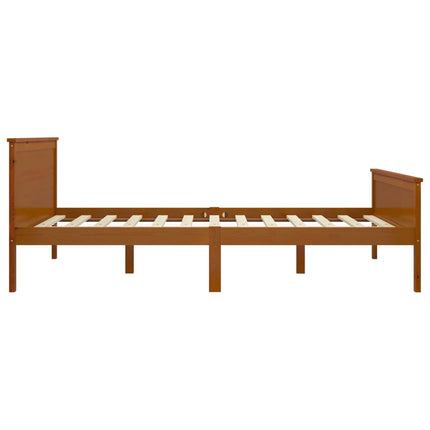 Giroletto Marrone Ambra in Legno Massello di Pino 140x200 cm