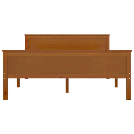 Giroletto Marrone Ambra in Legno Massello di Pino 140x200 cm