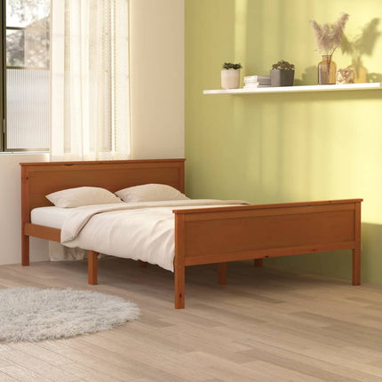 Giroletto Marrone Ambra in Legno Massello di Pino 140x200 cm