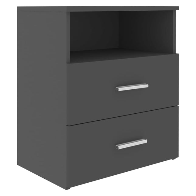 Comodino Grigio 50x32x60 cm