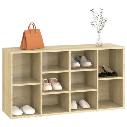 Scarpiera con Panchina Rovere Sonoma 103x30x54,5 cm Multistrato