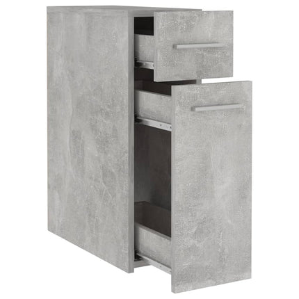 Armadietto da Farmacia Grigio Cemento 20x45,5x60 cm Multistrato