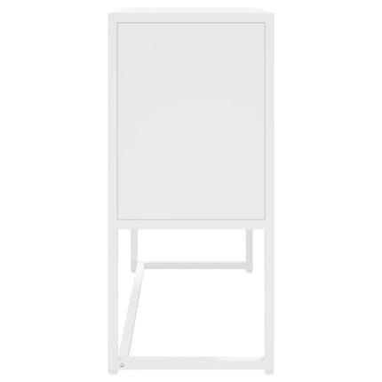 Credenza Bianca 75x35x75 cm in Acciaio
