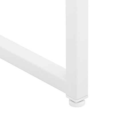 Credenza Bianca 75x35x75 cm in Acciaio