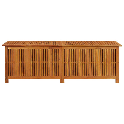 Contenitore da Giardino 175x50x58cm in Legno Massello di Acacia