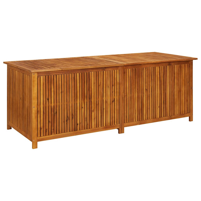 Contenitore da Giardino 200x80x75cm in Legno Massello di Acacia
