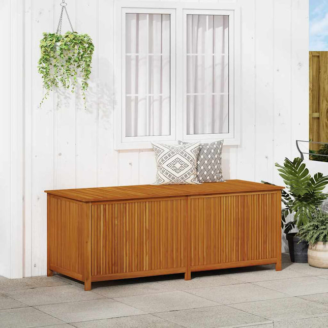 Contenitore da Giardino 200x80x75cm in Legno Massello di Acacia