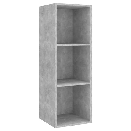 Set Porta TV 2 pz Grigio Calcestruzzo in Truciolato