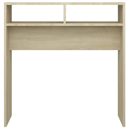 Tavolino Consolle Rovere Sonoma 78x30x80cm in Legno Multistrato