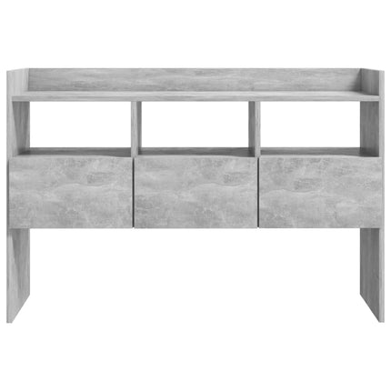 Credenza Grigio Cemento 105x30x70 cm in Legno Multistrato