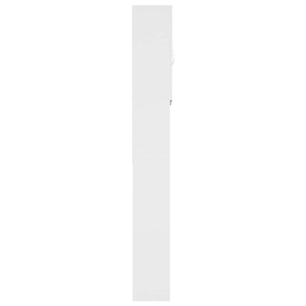 Mobile per Lavatrice Bianco 64x25,5x190 cm