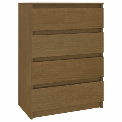 Armadietto Marrone 60x36x84 cm in Legno Massello di Pino