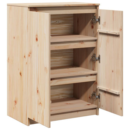 Credenza 60x36x84 cm in Legno Massello di Pino