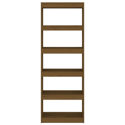 Libreria/Divisorio ambra 60x30x167,5 cm Legno Massello di Pino
