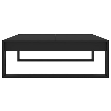 Tavolino da Salotto Nero 100x100x35 cm Truciolato