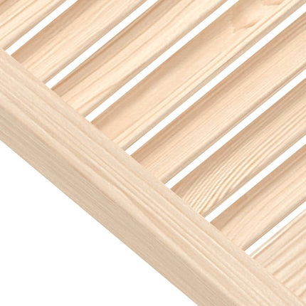 Ante con Design a Lamelle 4 pz 61,5x39,4 cm in Legno di Pino