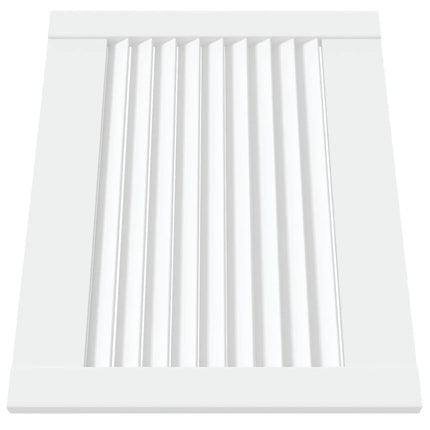 Ante a Lamelle 4 pz Bianche 39,5x49,4 cm in Legno di Pino