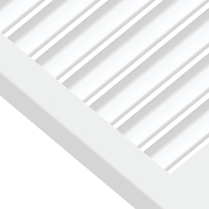 Ante a Lamelle 4 pz Bianche 61,5x49,4 cm in Legno di Pino