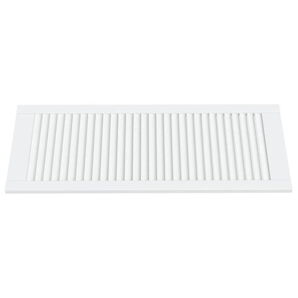 Ante a Lamelle 4 pz Bianche 99,3x39,4 cm in Legno di Pino