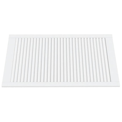 Anta a Lamelle Bianca 99,3x59,4 cm in Legno di Pino