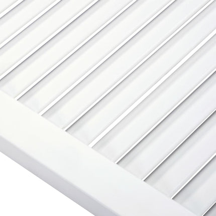 Ante a Lamelle Bianche 2 pz Bianche 99,3x59,4 cm Legno di Pino