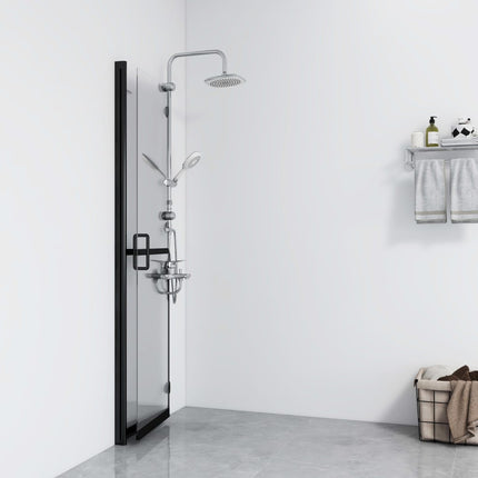 Parete per Doccia Walk-in Pieghevole in Vetro ESG 120x190 cm