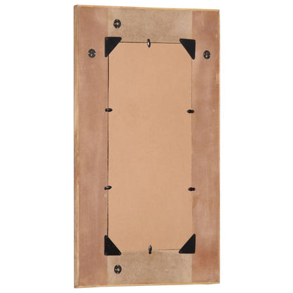 Specchio da Parete in Legno Massello di Recupero 50x80 cm