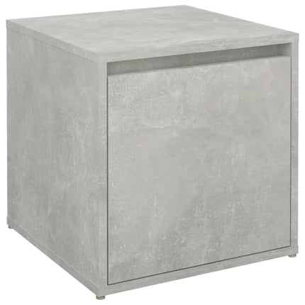 Cassetto Contenitore Grigio Cemento 40,5x40x40 cm in Legno