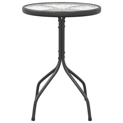 Tavolino da Giardino ÃƒËœ50x71 cm in Acciaio Antracite
