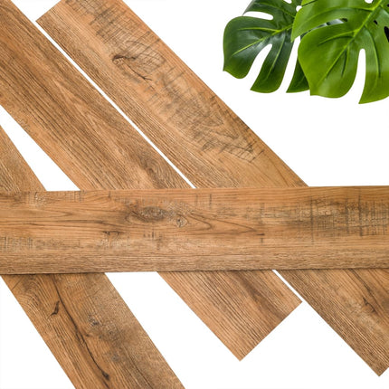 Listoni Aspetto Legno 30 pz Legno di Recupero Marrone Ruggine