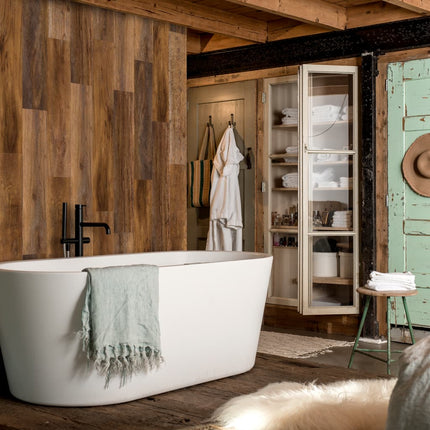 Listoni Aspetto Legno 30 pz Barnwood Rovere terra d'ombra