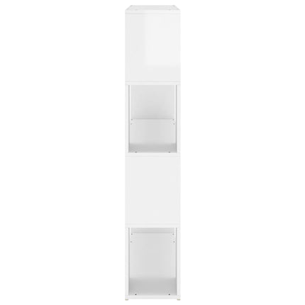 Libreria/Divisorio Bianco Lucido 100x24x124 cm