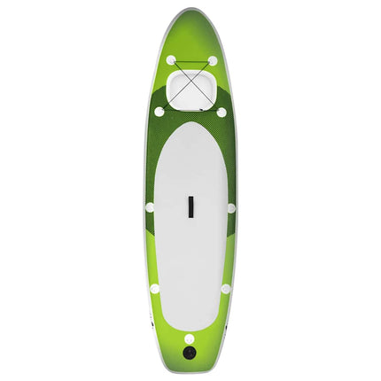 Set Tavola da SUP Gonfiabile Verde 300x76x10 cm