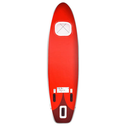 Set Tavola da SUP Gonfiabile Rosso 360x81x10 cm