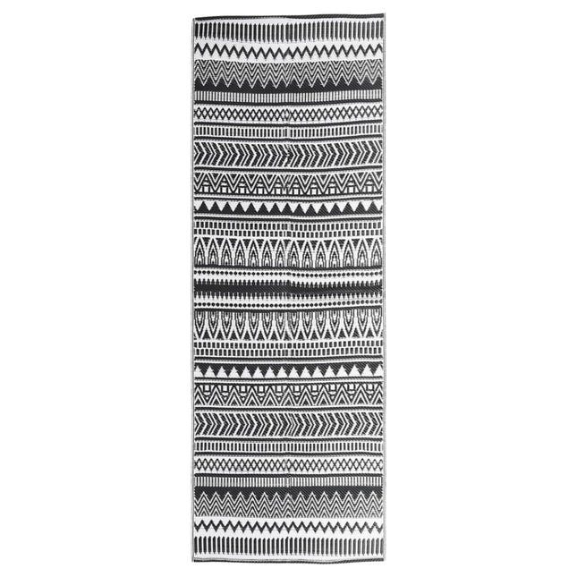 Tappeto per Esterno ARAKIL Nero 80x250 cm in PP