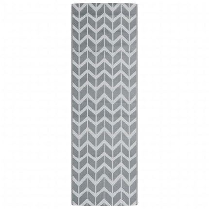 Tappeto da Esterni ARAKIL Grigio 80x250 cm in PP
