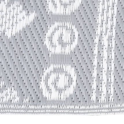 Tappeto da Esterni ARAKIL Grigio 80x150 cm in PP