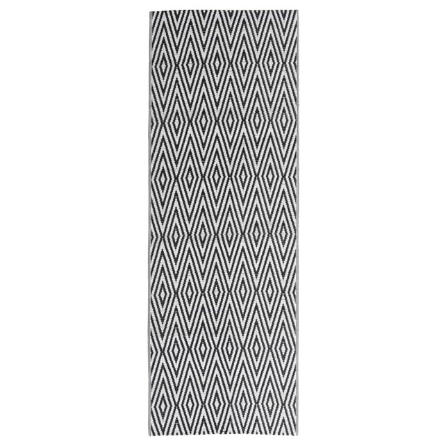 Tappeto per Esterno ARAKIL Nero 80x250 cm in PP