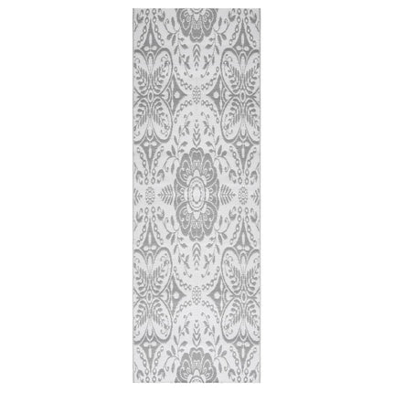 Tappeto da Esterno ARAKIL Grigio Chiaro 80x250 cm in PP