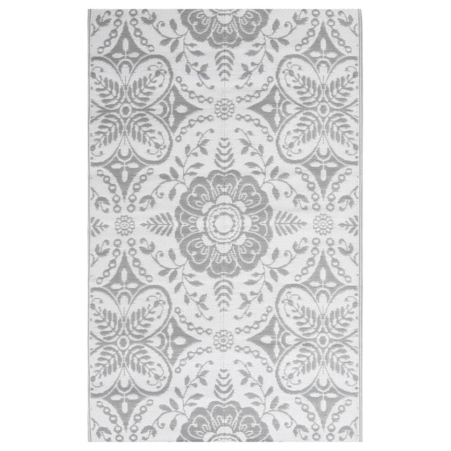Tappeto da Esterno ARAKIL Grigio Chiaro 140x200 cm PP