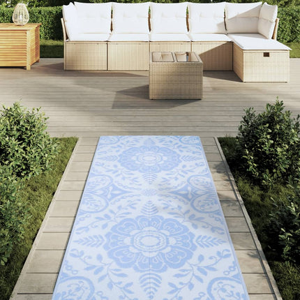 Tappeto da Esterni ARAKIL Blu Baby 80x250 cm in PP