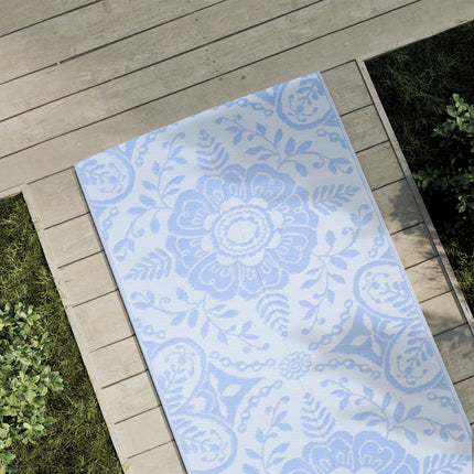 Tappeto da Esterni ARAKIL Blu Baby 80x250 cm in PP